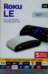 Roku LE HD Streaming Media Player with High Speed HDMI Cable and Simple Remote