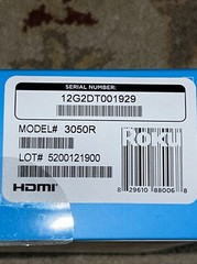 Roku 2XD Media Streamer 3050R Black w/Remote AC Adapter & HDMI Cable Tested Good
