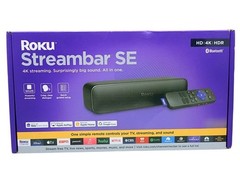 Roku Streambar SE | 2-in-1 TV Soundbar with Built-in 4K HDR Streaming NEW
