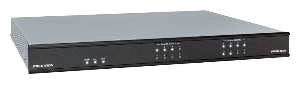 CRESTRON DM-NAX-16AIN DM NAX Audio-over-IP Network Encoder with 16 Stereo Inputs