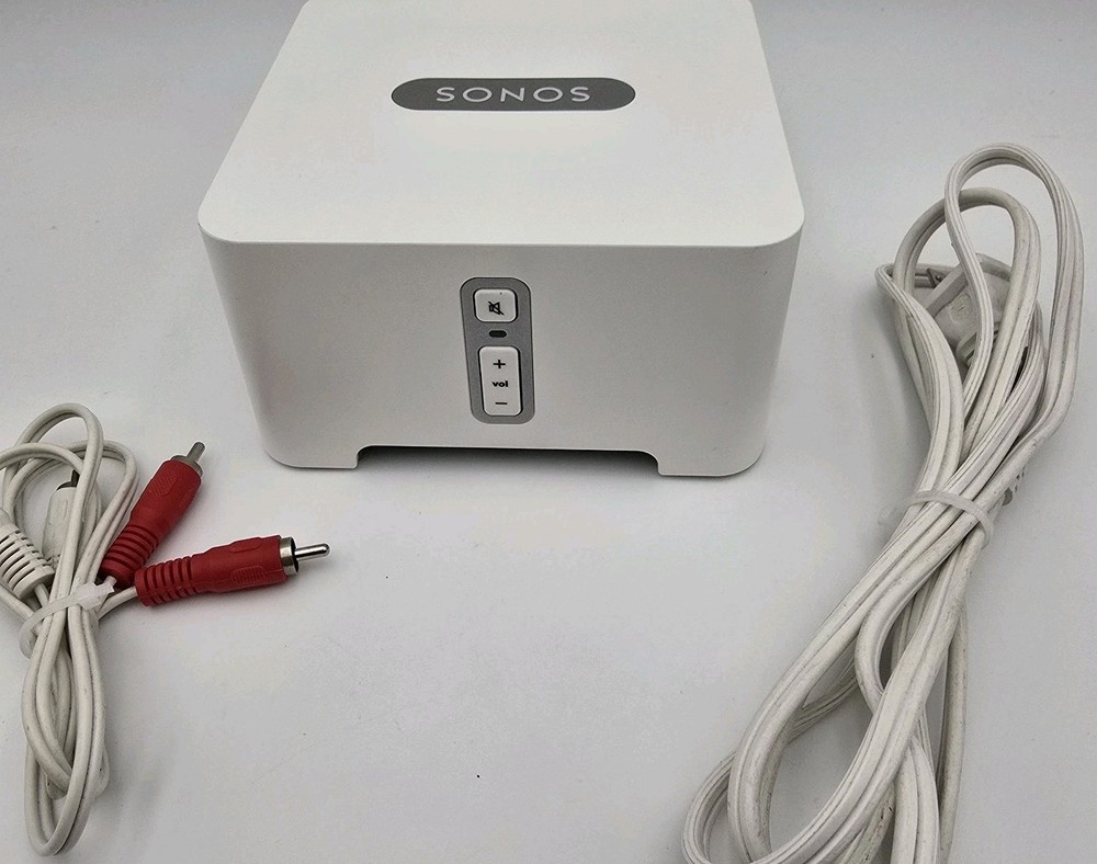 Sonos Connect Pre-Amp Home Audio Receiver 1st Gen [S1 App] Tested w/ RCA Cables