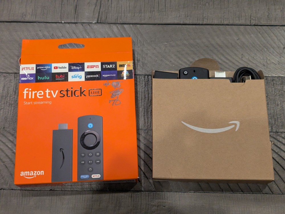 Amazon Fire TV Stick Lite Black Quad Core HDMI Voice Control Media Streamer