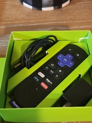ROKU HDMI Streaming Stick 3600R Remote AC Adapter and HDMI Cable In Original Box