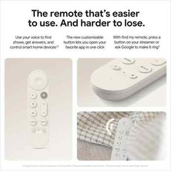 Google TV Streamer (4K) w/ Voice Activated Remote (Porcelain)