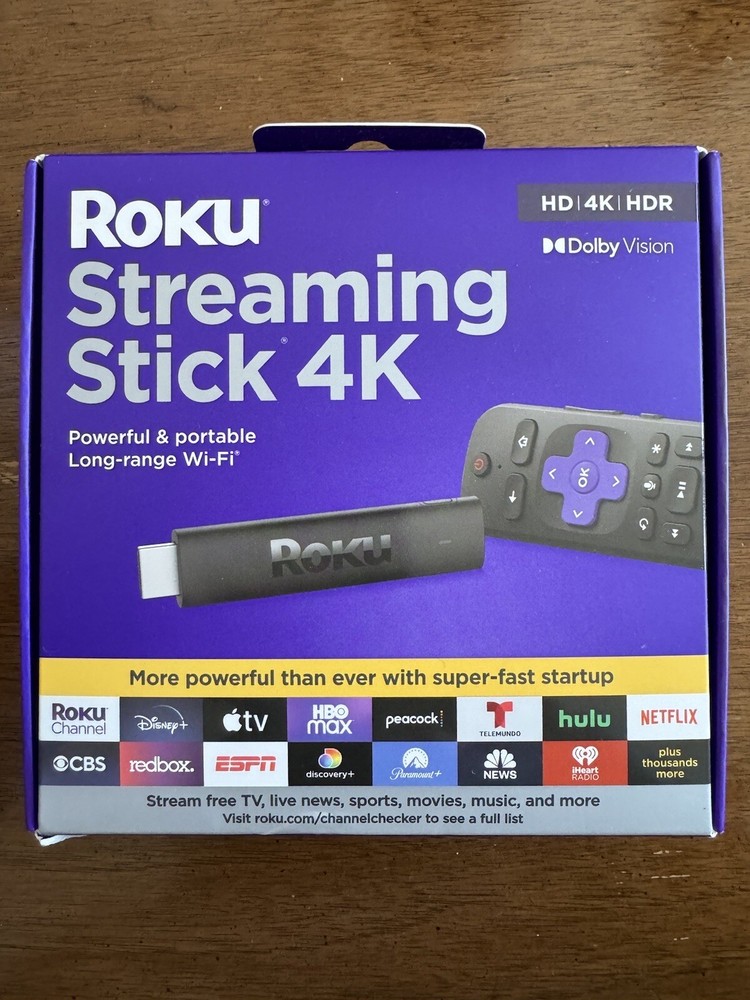 Roku Express HD Streaming Media Player 3930R Black + Remote HDMI Cable *NEW*