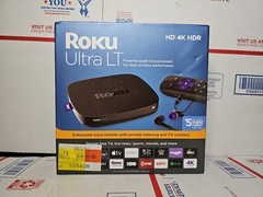 New/Sealed – Roku Ultra LT Streaming Device 4K/HDR/Dolby Vision & Voice Remote