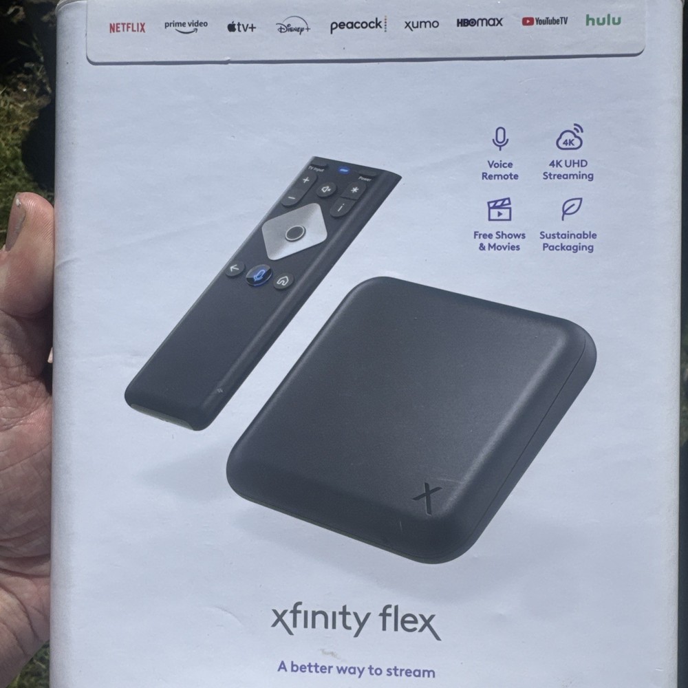 Xfinity Flex TV Stream Box Streaming 4K with Voice Remote Control NEW SEALED