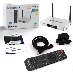 SuperBox Supreme 2025 – 8K UHD, 4GB RAM, 128GB, WiFi 6, Ethernet, Voice Control