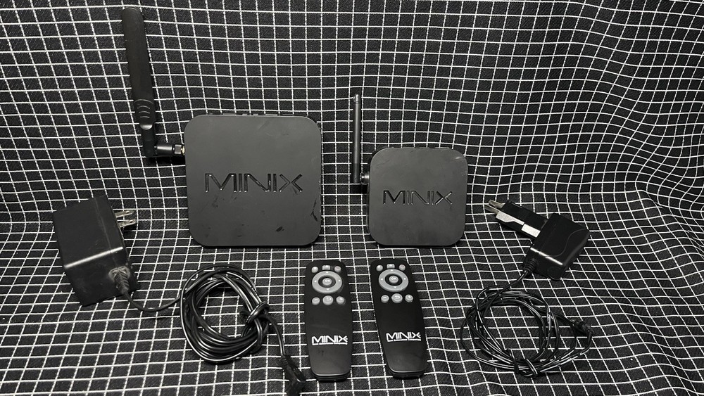MINIX NEO X7 16GB & NEO X7 mini 8GB Android Media Hub Streamer w Remotes & Power
