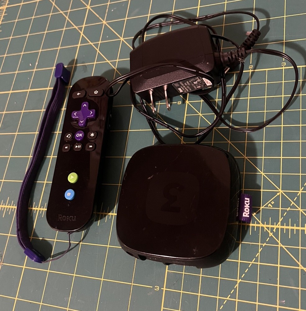 USED Roku 3 (3rd Generation) Media Streamer 4200X – Black