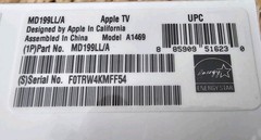 NEW Apple TV With Remote 2013 3rd Generation MD199LL/A A1469 Sealed In Box