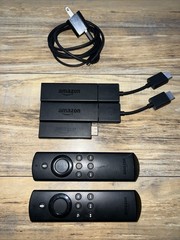 Amazon Fire Stick Model LY73PR & W87CUN w/ Remote & USB Lot of 3