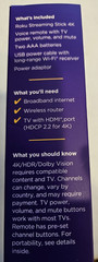 Roku Streaming Stick 4K New opened box but never used HD 4k HDR SKU3820R2