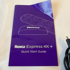 ROKU Express 4K+ Smart TV Remote OPEN BOX USED INCOMPLETE SEE PICTURES 3941R