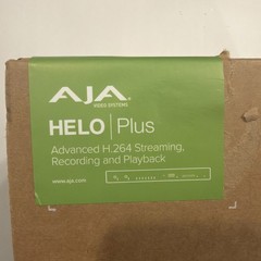 Brand New AJA HELO-PLUS H.264 Streamer Recorder 1080p60 SDI/HDMI Dual Stream