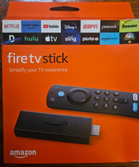 Amazon Fire Stick TV 3rd Gen Streaming Media Alexa Voice Remote HD – New!