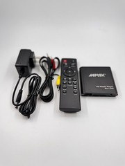 AGPTEK HDMI Media Player 1080P USB SD Card MKV AVI MP4 Remote Open Box