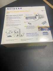 NETGEAR WIRELESS DIGITAL MUSIC PLAYER MODEL MP101 NEW NEVER USED