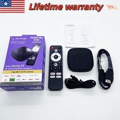 Global Edition Mortal T1 Smart TV Box Streaming Media Player Bluetooth Wi-Fi