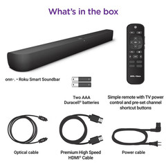 Roku onn Smart Soundbar with Built-in 4K Streaming Media Player