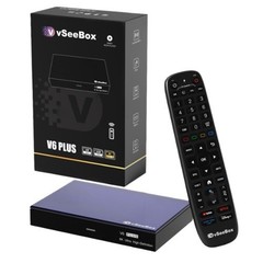 VSeeBox V6 Plus Smart Media Player 8k Ultra HD 64GB ROM 4GB RAM New Sealed