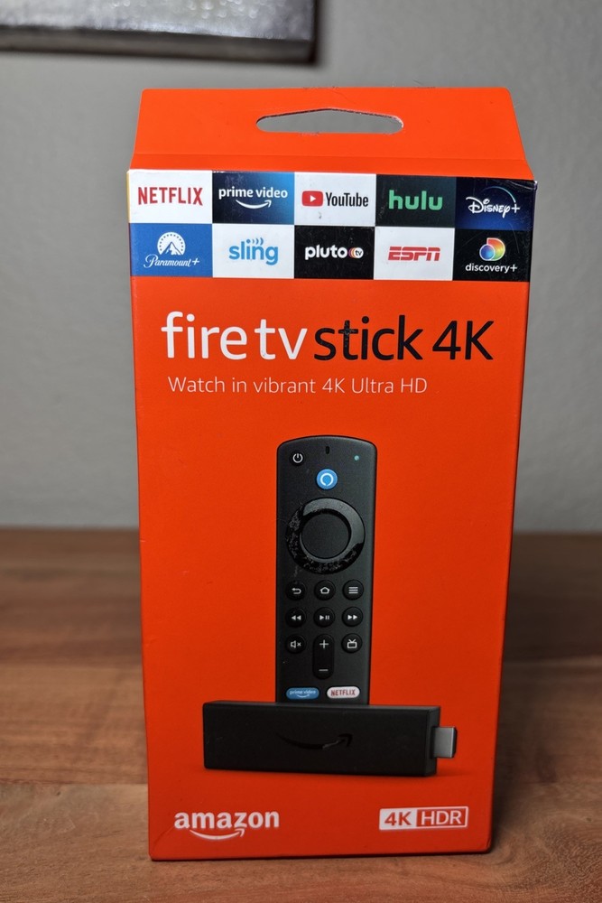 Factory Sealed: Amazon Fire TV Stick 4K HDR w/ Alexa Voice Remote (3rd Gen)