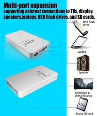 4K Ultra HD Media Player & HDD Enclosure 2-in-1,Digital Signage, Play H.265/H…