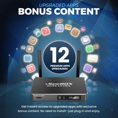 Vseebox Elite Ultra Android TV Box, 8K Streaming Media Player with Voice Control