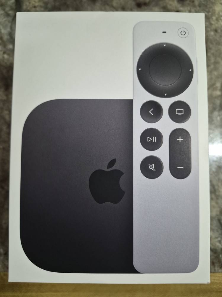 Apple TV 4K 3rd Gen. 128GB Media Streamer – Black, Wi-Fi + Ethernet