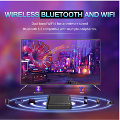 2025 Q7 Android 14 TV Box Allwinner H313 8GB 128GB WiFi6 BT5.2 Voice Remote