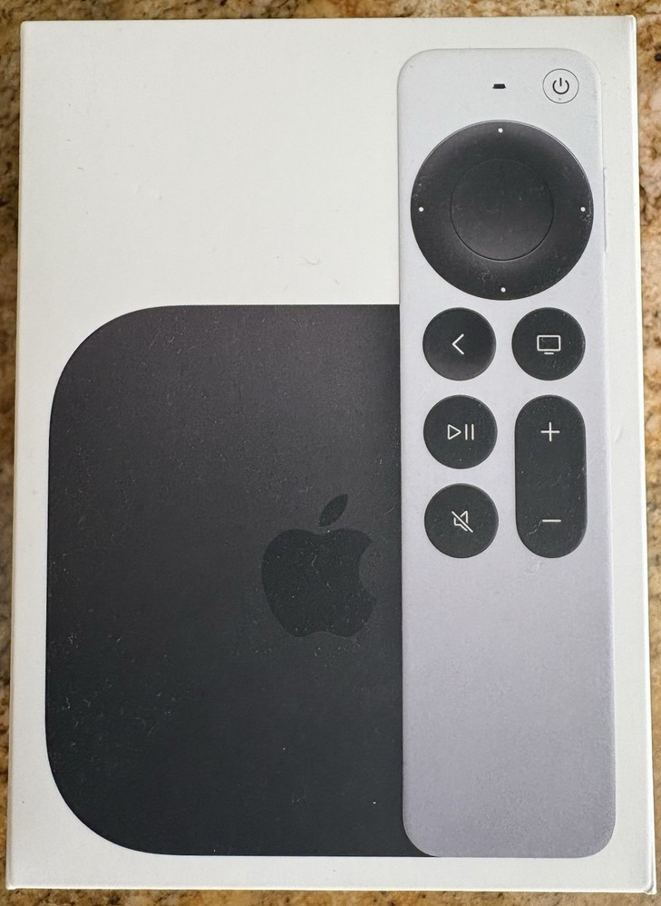 Apple TV 4K Wi-Fi + Ethernet 128GB – Model A2843 – EMPTY BOX ONLY