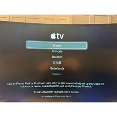 Apple TV HD A1625 Streaming Player Black Used Remote