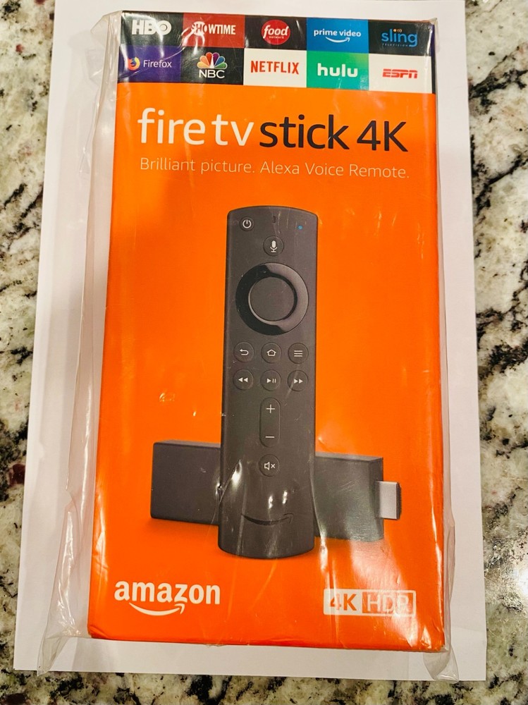 Amazon Fire TV Stick 4K Alexa Voice Remote HDR NIB Sealed