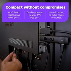 Roku Streaming Stick 4K Plus 2026 & HDR Roku Streaming Device for TV with Voice