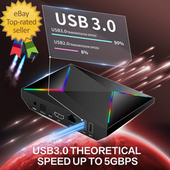Android TV Box 14.0 R69PLUS 4GB RAM 32GB ROM Android 14 Box Cpu Allwinner