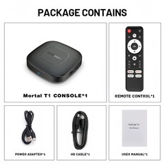 2024 Mortal T1 TV Box Android Allwinner H313 Quad Core HDR10 + 4K 2GB RAM 8GB 1