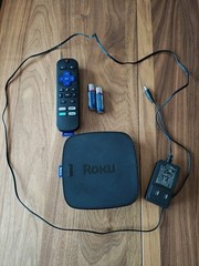 Roku Ultra 4670X with Remote Power Cord 4K HDR Streaming Player Tested Works