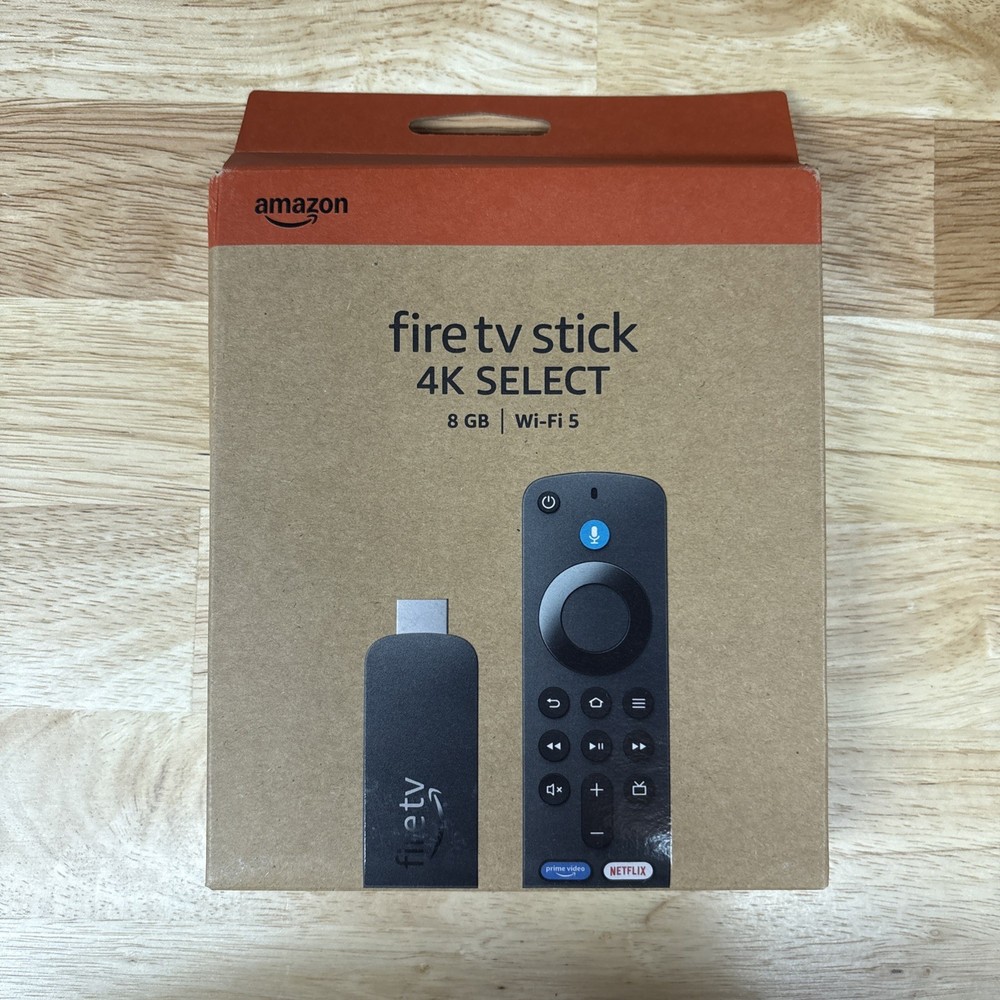 Amazon Fire TV Stick 4K SELECT (2025) w/Alexa Remote, Brand New Sealed.