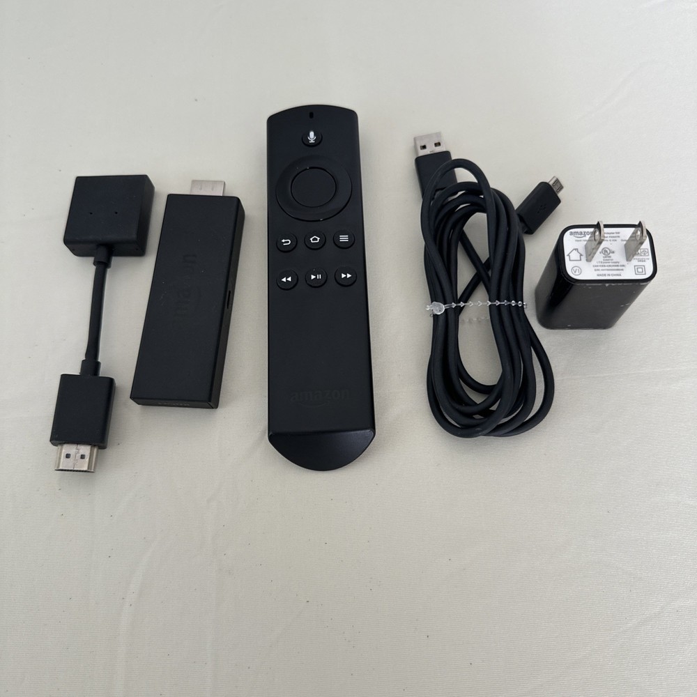 Amazon LY73PR Fire TV Stick with Alexa Voice Remote – Black – Tested & Reset