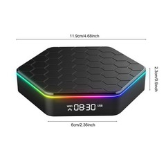 Smart Home Media Player 2.4G 5G Dual Band WiFi6 BT 5.0 4K Media Player TV B WENM
