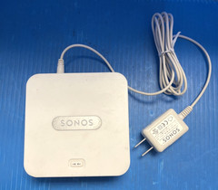 Sonos Bridge Wireless Streaming HiFi System Ethernet Switch Network, with cord