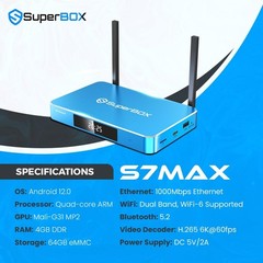 2026 SUPERBOX S7 MAX! FREE AIR SHIPPING! NEWEST GENERATION! AUTHORIZED SELLER.