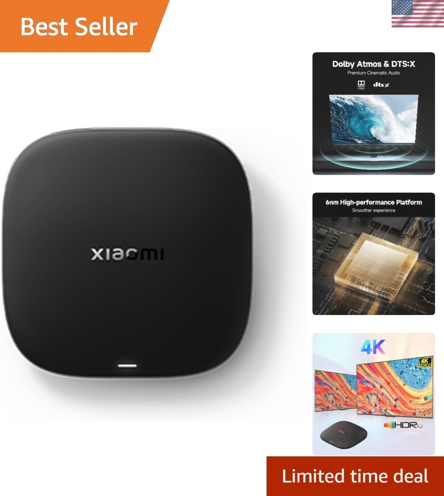 Compact 4K Streaming Box with Google TV and 32GB Memory – Ultimate Entertainment