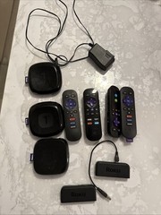 10pc Roku Streaming Equipment Accessories Lot