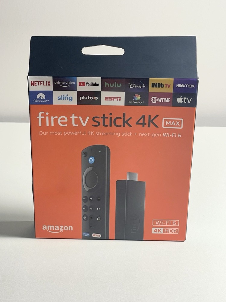 Amazon Fire TV Streaming Stick 4K Max Wi-Fi 6 HDR Alexa Voice Remote 3rd Gen