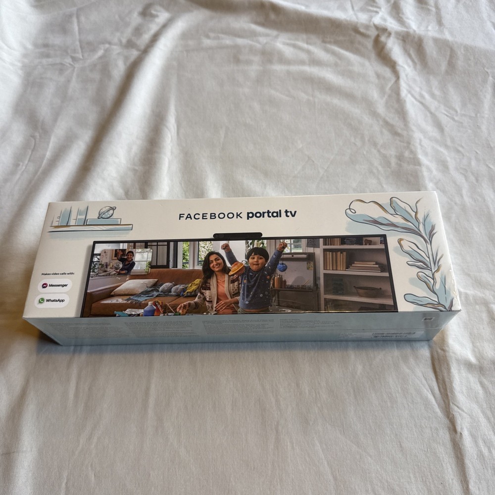 *SEALED* Facebook Portal TV Smart Video Calling Alexa Mo. LW94NS Black WhatsApp