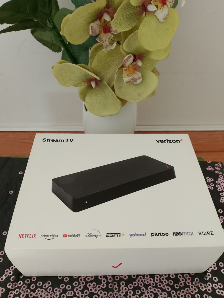 Verizon Stream TV Device (ASK-STI6220) 4K Black NEW- OPEN BOX
