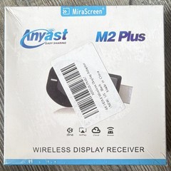 Anyast M2 Plus 4K Wireless Display Receiver HDMI Adapter, Black, 128MB
