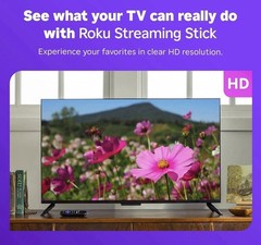 Roku 3840R Streaming Stick HD Media Player with Voice Remote – 2025 Model