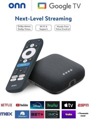 Onn 4K Pro Streaming Device Google TV 32GB WiFi Dolby Vision Atmos Ethernet